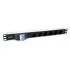 Listwa zasilająca Equip Equip 19" (1U) 6 krypčių Schuko 1,8 m kabelis yra si