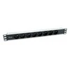 Equip Steckdosenleiste 19(1HE)8fach CEE7/7 1.8m Kabl.(Fr)si