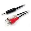 Kabelis Equip Jack 3.5mm - RCA (Cinch) x2 2.5m juoda (14709207)