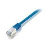 Equip RJ-45/RJ-45, kat.5e, SF/UTP, mėlyna, 0.25m (705439)