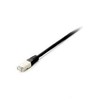 Equip Patchkabel Cat6 S/FTP 2xRJ45 0.50m juodas LSZH Polybeutel