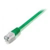 Equip Patchcord, Cat6, S / FTP, HF, 10m, žalia (605546)
