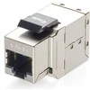 Inline Įrengti EQUIP 8 x KEYSTONE C6A/10G, ekranuotą Cat.6 RJ45 Keystone Patch Panel - 125596