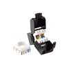 Equip Equip 769226 lyties keitiklis / kabeliai RJ-45 LSA juodas