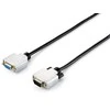 Equip VGA Kabelis 1920x1080/60Hz Erweit. St/Bu 3.00m juodas Polybeutel