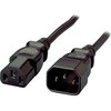 Hama Equip šaldymo prietaisų prailginimo kabelis IEC C14 - > IEC C13 St / BU 1,80 m, plastikinis maišelis (112100)