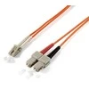 Equip LC Fiber- optinis mazgas - SC Multimode Duplex OM1, 1m (254321)