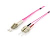 Equip Equip Pro - Panch- Cable - LC Multi- Mode (M) - SC multi- Mode (M) - 10.0m - stiklo pluoštas - 50 / 125 mikrometras - OM4 - be halogenų - Violetas (255536)