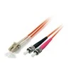Equip Equip LWL patch cable LC->ST 15,00m vienmodis dvipusis OS2 yel poly maišelis