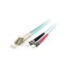 Equip Equip LWL Patchkabel LC- > ST 15.00m Multimode Duplex OM3 turq Polybeutel
