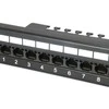 Equip Patchpanel 24x Cat6 19 UTP 1HE Keystone Montage sw