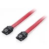 Equip SATA - SATA, 0,5 m, raudona (111900)