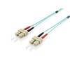 Equip Equip LWL Patchkabel SC- > SC 30.00m Multimode Duplex OM3 turq