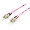 Equip Įrengti Fiber Optic Patchcord SC – SC Multimode Duplex OM4, 3m (255523)