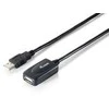 Sonstige Equip USB 2.0 Type A Active Extension Cable Male to Female - 5m - 5 m - USB A - USB A - USB 2.0 - Male/Female - Juodas