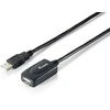Sonstige Equip USB 2.0 Type A Active Extension Cable Male to Female - 5m - 5 m - USB A - USB A - USB 2.0 - Male/Female - Juodas