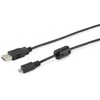 USB kabelis Equip USB-A - mikroUSB 1 m Juodas (128596)