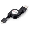USB kabelis Equip USB-A - mikroUSB 1 m Juodas (128595)