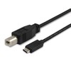 USB kabelis Equip USB-C - USB-B 1 m Juodas (12888207)