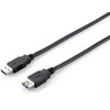 Equip įrengti 128398 USB 3.0 kabelį USB-A kištukas su USB-A moterimi 2 m juodas