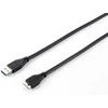 Equip Kabelis USB-A 3.0 -> micro B St/St 1.80m juodas Polybeutel