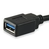 Equip Adapteris USB-C->USB-A3.0 OTG Adapt.St/Bu 0.15m juodas