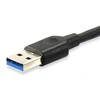 USB kabelis Equip USB-A - USB-C 0,5 m Juodas (128345)