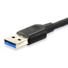 USB kabelis Equip USB-A - USB-C 1 m Juodas (12834107)