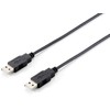 Sonstige Equip USB 2.0 Type A Cable - 5.0m - Juodas - 5 m - USB A - USB A - USB 2.0 - Male/Male - Juodas