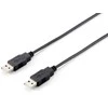 Sonstige Equip USB 2.0 Type A Cable - 5.0m - Juodas - 5 m - USB A - USB A - USB 2.0 - Male/Male - Juodas
