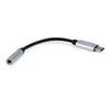 Equip USB adapteris USB-C - 3,5 mm lizdas, juodas (USB-C į 3,5 mm garso DAC)