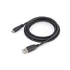 USB kabelis Equip USB-A - USB-C 2 m juoda (128885)