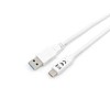USB kabelis Equip USB-A - USB-C 1 m Balta (128364)