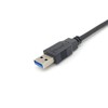 USB kabelis Equip USB-A - USB-C 2 m Juodas (128344)