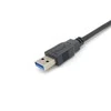 USB kabelis Equip USB-A - USB-C 2 m Juodas (128344)