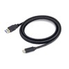 USB kabelis Equip USB-A - USB-C 2 m Juodas (128344)