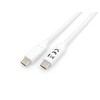 USB kabelis Equip USB-C - USB-C 1 m Balta (128361)