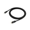 USB kabelis Equip USB-C - USB-C 2 m Juodas (128347)