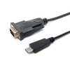 Kabelis USB Equip Adapteris USB-C -> Seriell RS232-DB9 St/St 1.50m sw