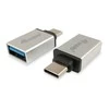 Equip Įrangos adapteriai USB-C->USB-A3.0 St/Bu 2 vnt. aliuminio.