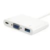 Stotis / replikatorius Equip USB-C - VGA + USB Baltas (133462)