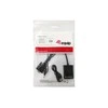 Adapteris AV Equip VGA na HDMI Adapteris su Audio juoda 15cm