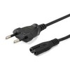 Equip Equip IEC-Stromkabel 2pin maitinimo kabelis -> C7 3m St/Bu juodas