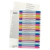 Leitz Plastikiniai skirstytuvai WOW 1-20 12450000 spausdinimui (prk2324187)