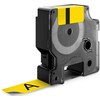 Juostelė DYMO D1 9mm x 7m, juoda ant geltono / S0720730 40918