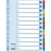 Kartoniniai spalvoti skiriamieji lapai ESSELTE, 1-12, A4