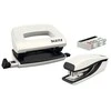 Stapler Leitz mini WOW baltas smeigtukas ir puncher