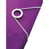 Aplankas dokumentams Leitz Wow, 6 skyrių, violetinės spalvos