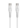 USB kabelis eStuff USB-C - USB-C 1 m Balta (ES604101)