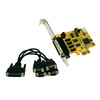 Šakotuvas Kontrolierius Exsys PCIE x1 - 4x RS- 232 BD9 (EX-44044-2)